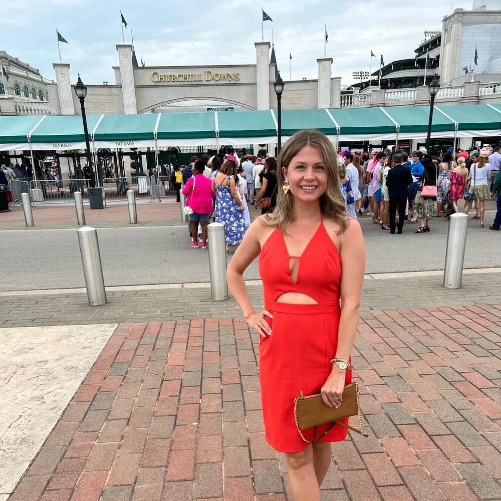 Orange Cut Out Dress Endless Rose